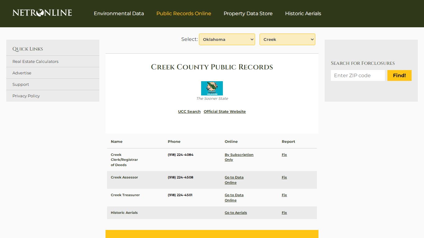 NETR Online • Creek • Creek Public Records, Search Creek ...